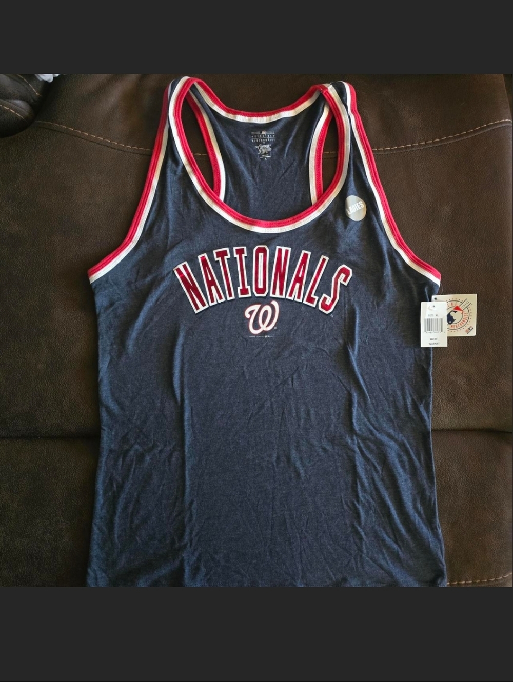 MLB Campus Lifestyle Washington Nationals Womens Tank Top Size XL